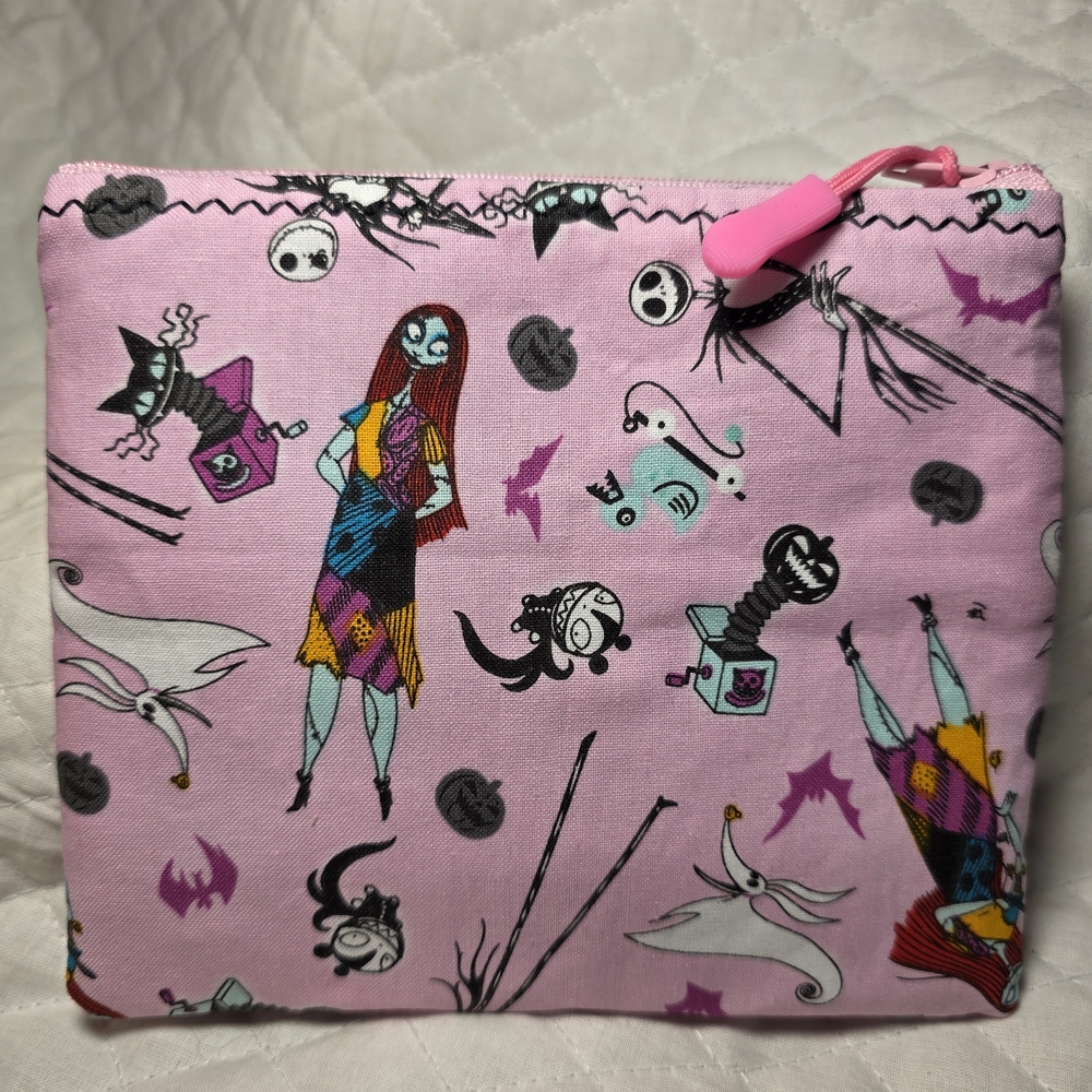 Pink Patterned Clutch Halloween Design